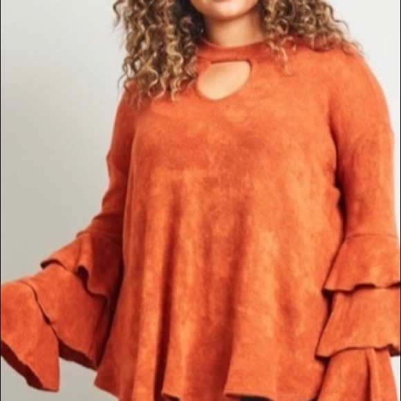 NWT! Ruffle Sleeve Boho - Picture 2 of 7